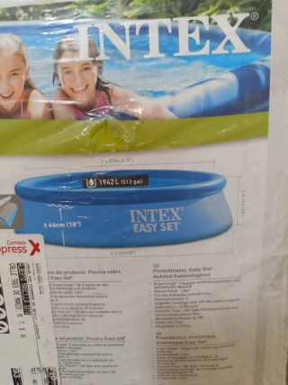 Piscina Hinchable Intex Easy Set y cobertura