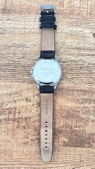 Reloj Springfield Negro y Plateado