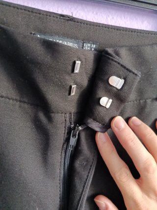 Pantalón de vestir negro mujer