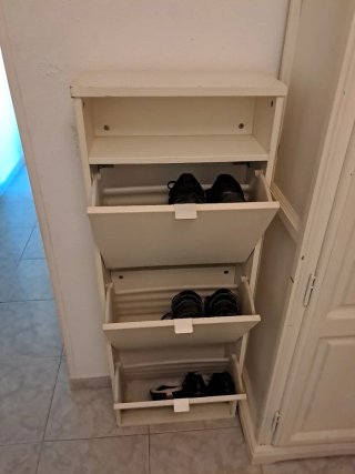 Zapatero Blanco Ikea