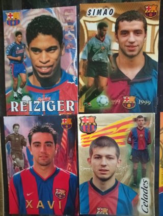 8 Postales FC Barcelona. Antiguas.