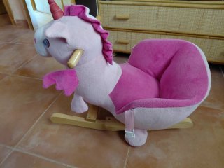 Balancín Unicornio Rosa