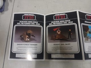 Catálogo Star Wars El Retorno del Jedi 1984