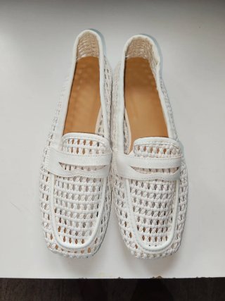 Zapatos rejilla blancos, SIN ESTRENAR