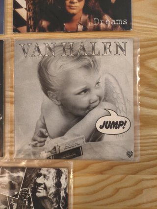 LOTE 5 SINGLES VAN HALEN VINILO 7" HARD ROCK AOR