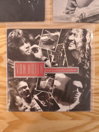 LOTE 5 SINGLES VAN HALEN VINILO 7" HARD ROCK AOR