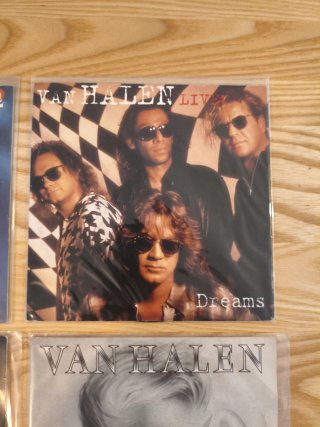 LOTE 5 SINGLES VAN HALEN VINILO 7" HARD ROCK AOR