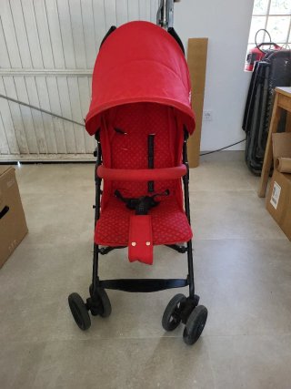 Cochecito bebé GoldBaby rojo