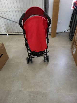 Cochecito bebé GoldBaby rojo