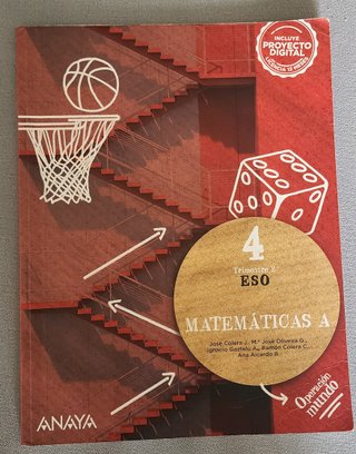 Matemáticas A. 4o de ESO