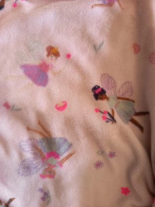 Pijama niña invierno hadas rosa