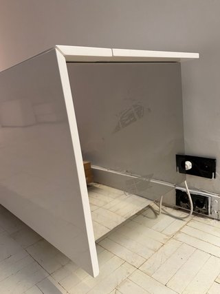 Mueble Bar Acerbis Diseño Italiano Blanco