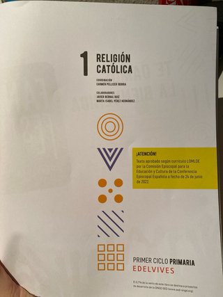 Religión católica 1 primer ciclo Primaria