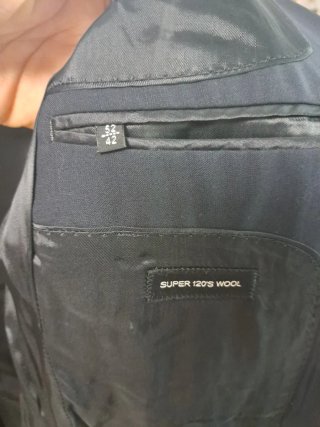 Traje Massimo Dutti Azul Marino Hombre