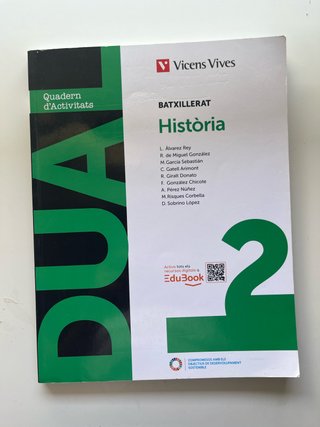 Història, 2 Batxillerat, Dual Quadern d'activitats