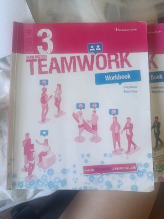 Libro inglés Teamwork 3 eso en perfecto estado