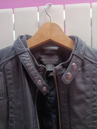 Chaqueta cuero Mango mujer Talla XS