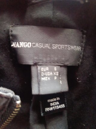 Chaqueta cuero Mango mujer Talla XS