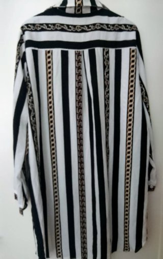 Abito camicia donna L/XL fantasia righe