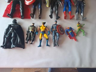 Lote Figuras Superhéroes Marvel y DC