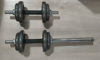 Maletín Pesas Hierro Fundido 30 KG Unycos