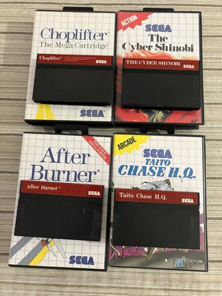 Lote 4 juegos Master System Sega de Segunda mano por 50 EUR en