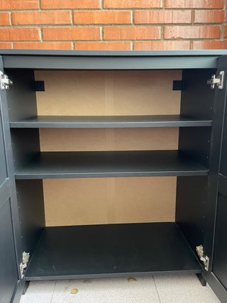 Mueble de almacenaje negro Ikea