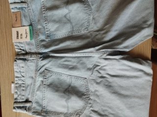 Pantalones vaqueros anchos azules