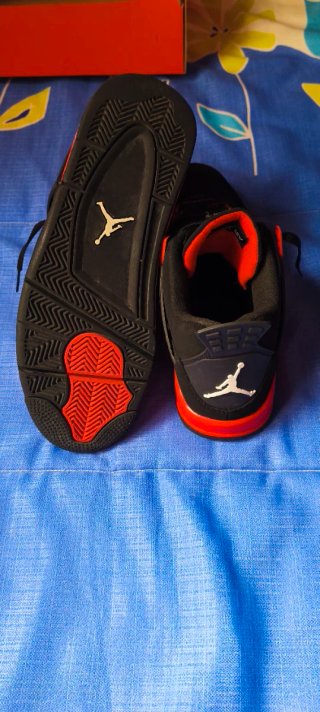Air Jordan IV Negro Rojo
