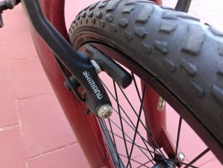 Bicicleta BMX Monty Roja