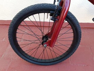Bicicleta BMX Monty Roja