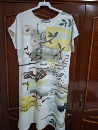 Vestido Talla XXL Estampado Floral
