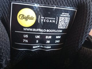Zapatillas Buffalo Bliss One Negras Talla 38