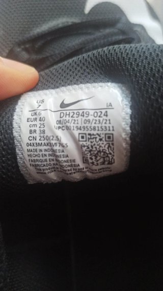 Zapatillas Nike Running Negras Talla 42