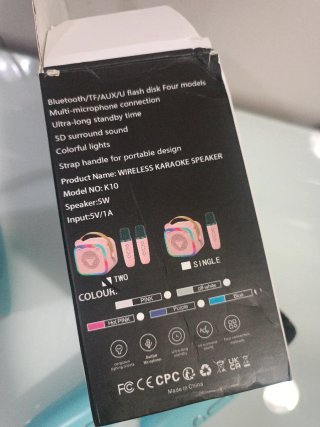Altavoz Karaoke Inalámbrico K10