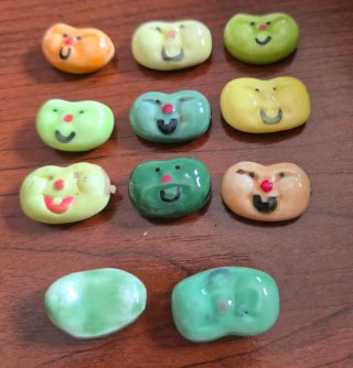 Lote Figuras Torteles Reyes (Habas)