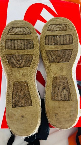 Alpargatas Falleras Beige y Negras