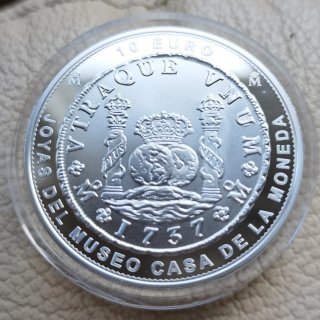 La moneda más bella jamás acuñada Columnario 1737