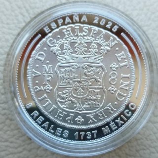 La moneda más bella jamás acuñada Columnario 1737
