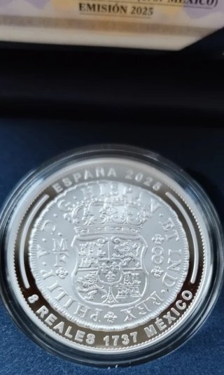 La moneda más bella jamás acuñada Columnario 1737