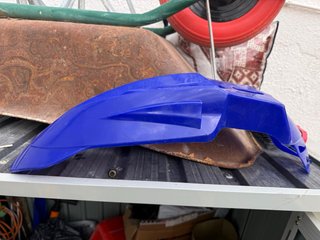 Guardabarros Supermotard Azul