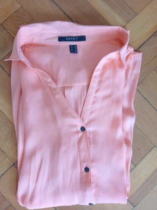 Blusa Esprit color salmón