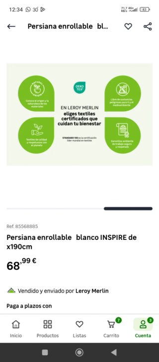 Dos stores día y noche Nuevos, sin estrenar;