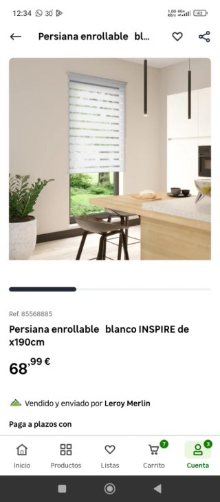 Dos stores día y noche Nuevos, sin estrenar;