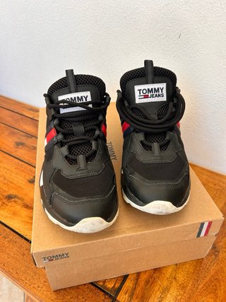 Scarpe Tommy Jeans Uomo Nero Multicolor