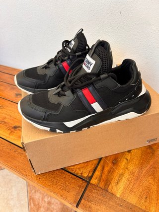 Scarpe Tommy Jeans Uomo Nero Multicolor