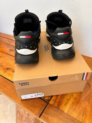 Scarpe Tommy Jeans Uomo Nero Multicolor