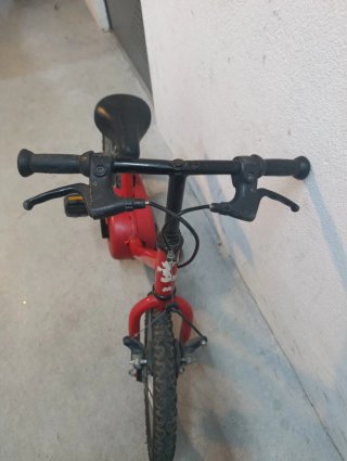 Bicicleta infantil roja 14 pulgadas