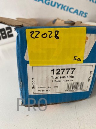 Transmisión Renault trafic 22028