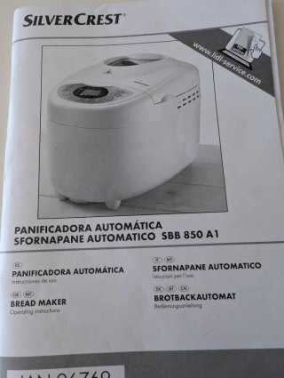 Panificadora Silvercrest Lidl